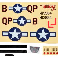 PARKZONE P-51D MUSTANG BL FUSELAGE (PAINTED, NO DECALS) PKZ1867